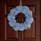 2-Pack: 24" Blue Hydrangea Wreath with Grapevine Ring by Floral Home®